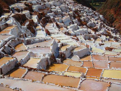 Peru Salt Mountain Color Terraces