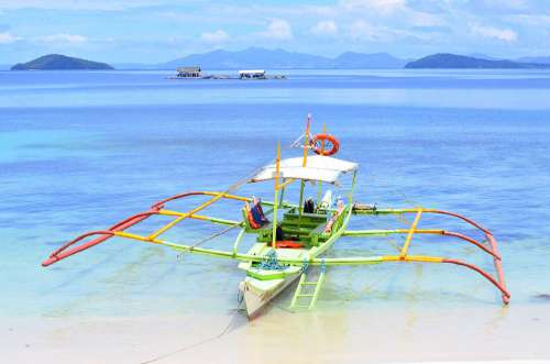 Philippines Island Palawan Port Barton Beach