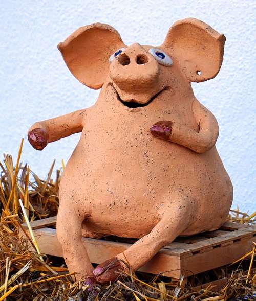 Pig Sculpture Statue Art