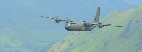 Plane Low Level Mach Loop Hills Training Speed