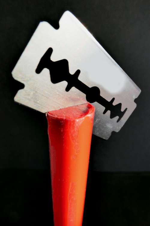 Razor Blade Sharp Shave Steel Knife Blade Cut