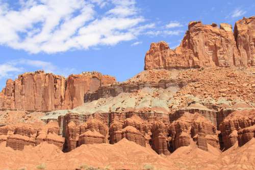 Red Rock Utah South Nature Travel Sandstone