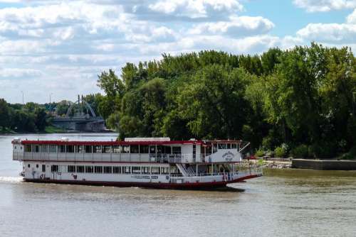 River Boat Winnipeg Manitoba Mb Red River Cruise