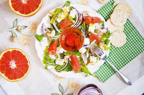 Salad Orange Pp Nutrition Healthy Oranges Fruit