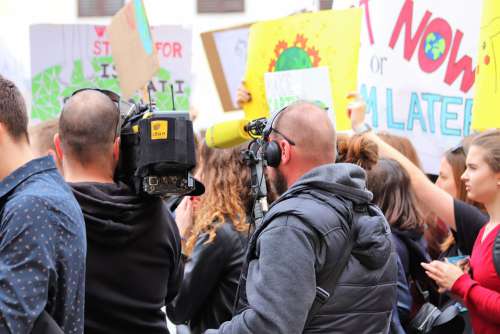 School Strike 4 Climate Demonstrations Zagreb