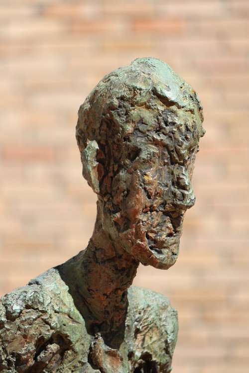 Sculpture Bronze Man Art Museum Fondation Maeght