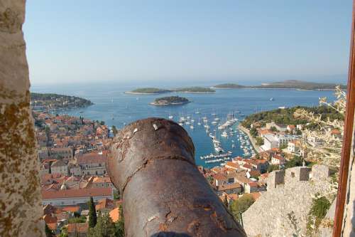 Sea Croatia Fortress Castle Adriatic Sea Water