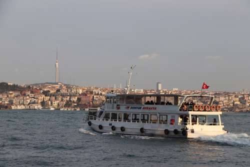 Ship Boat Transportation Travel Marine Istanbul