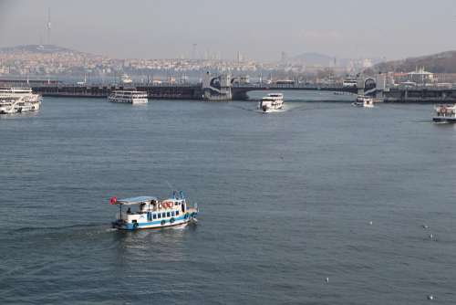Ship Boat Transportation Travel Marine Istanbul