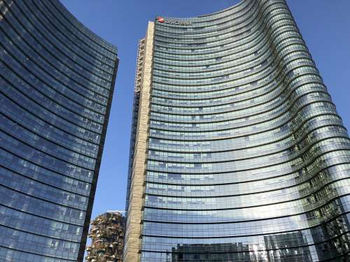 Skyscraper City Milan Milano Architecture Modern
