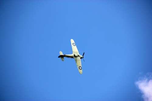 Spitfire Plane Ww2 Aircraft Airplane War Fighter