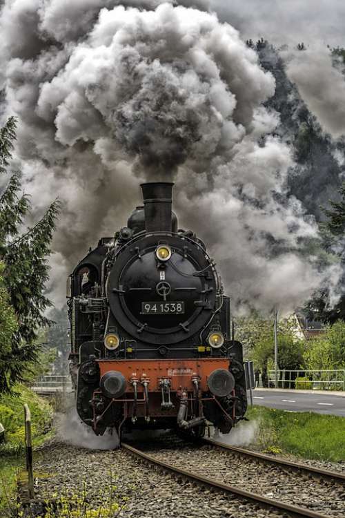 Steam Locomotive Train Smoke