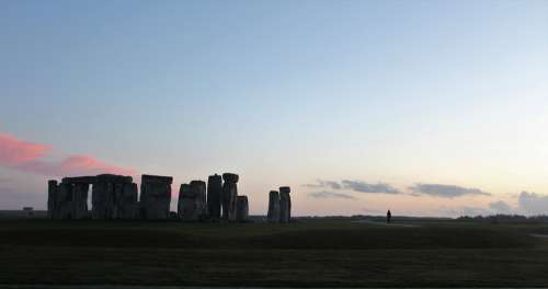 Stonehenge Sunset Evening Guard