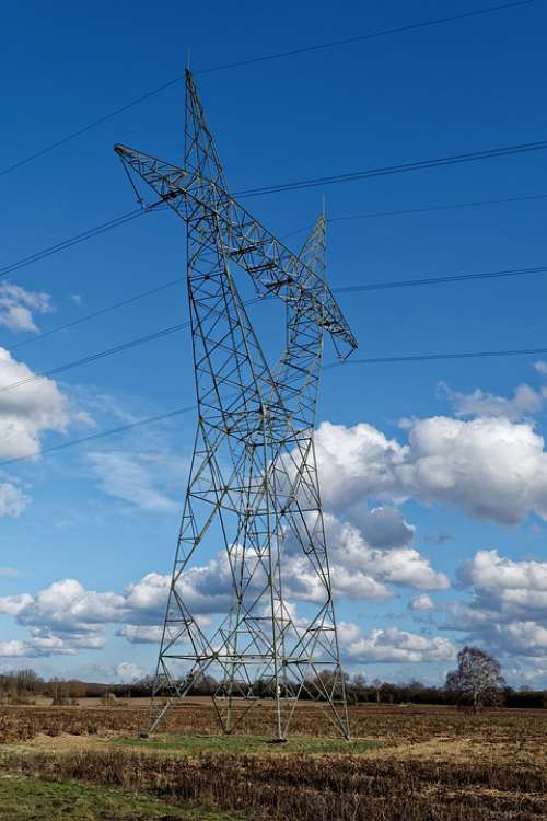 Strommast Current Pylon Electricity Power Line