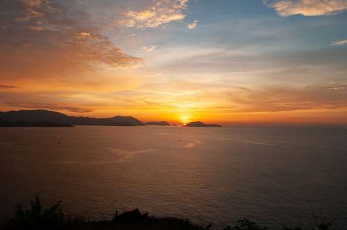 Sunrise Sea Nhatrang Viet Nam