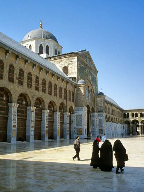 Syria Damascus Omejaden Mosque Islam Architecture