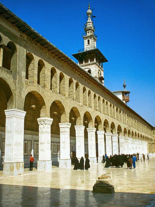Syria Damascus Omejaden Mosque Islam Architecture
