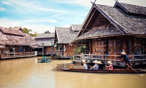 Thailand Travel Scenery Lake The Floor