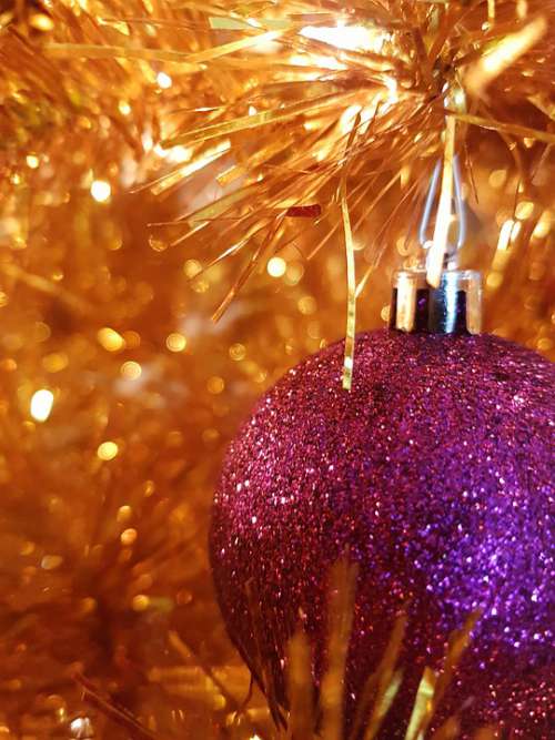 Tinsel Tree Christmas Yule Sparkles Glitter