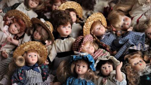 Toys Dolls Antique Nostalgia Retro Vanishing