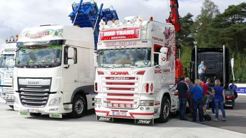 Truck Europe Vehicle Outdoor Scania Show