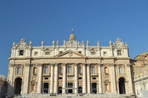 Vatican St Peter'S Square Rome Italy Church