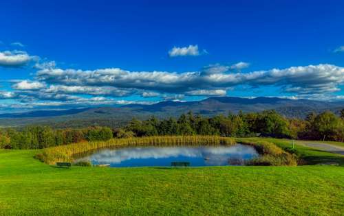 Vermont Mountains Landscape New England America