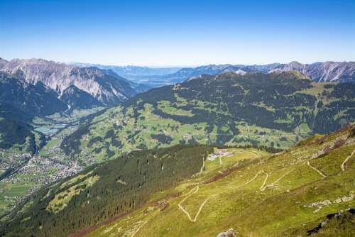 Vorarlberg Montafon Austria Alpine Mountains