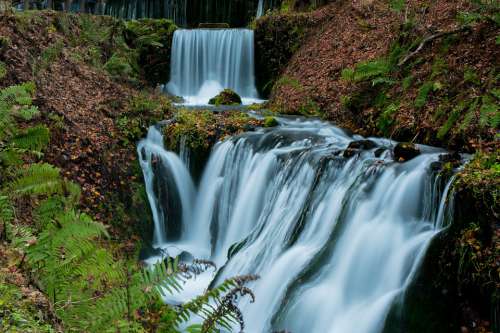 Waterfall Fall Water River