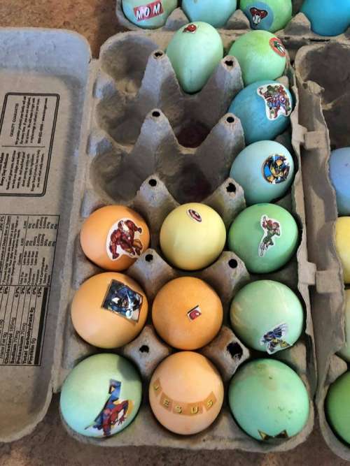 Easter Eggs Color Colored Decorate