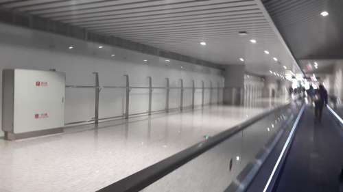 Hallway airport 