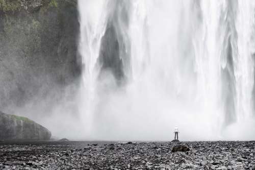 Amazing Waterfalls in Iceland (Skógafoss)