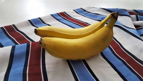 Bananas Strips Belts Still Life Table Meal