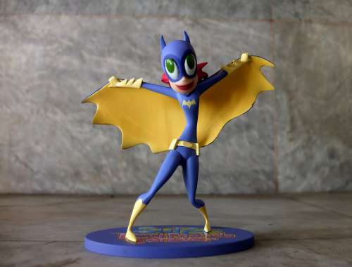 Bat Girl Dc Comic Toy Figurine Painted Plastic