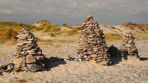 Beach Stones Coast Stone Helgoland Dune North Sea