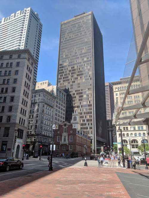 Boston Financial District Buildings Massachusetts