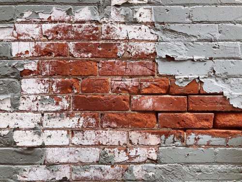 Brick Texture Painted Wall Structure Building