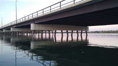 Bridge Water Architecture Sky Lake Structure