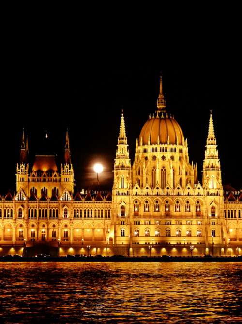 Budapest Hungary The Parliament Building