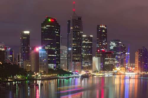 City Nightlife Brisbane Australia