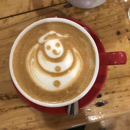 Coffee Snowman Mug Snow Cute
