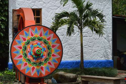 Costa Rica Latin America Wheel Folklore Typical
