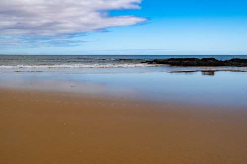 Dornoch Scotland Highlands Beach Nature Mood