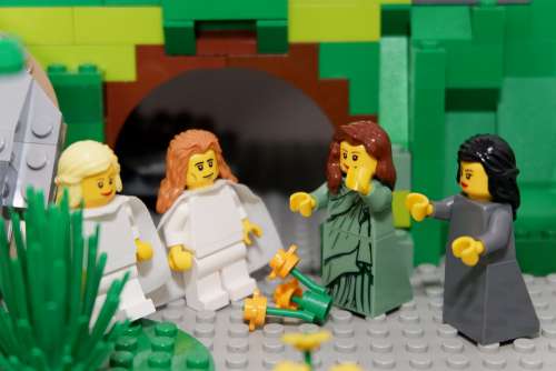 Easter Spring Lego Easter Story Christian Jesus