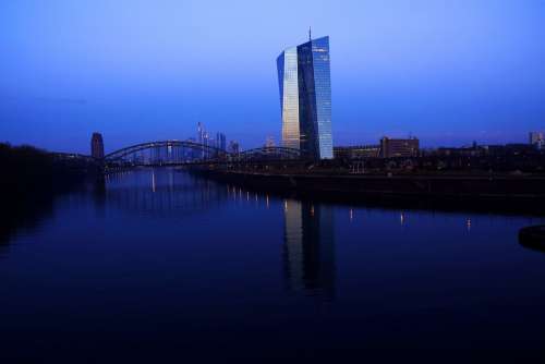 Ecb European Central Bank Frankfurt Ffm Frankfurt A