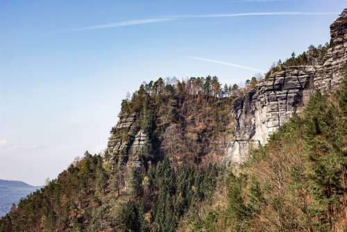 Elbe Sandstone Travel Nature View Mountains