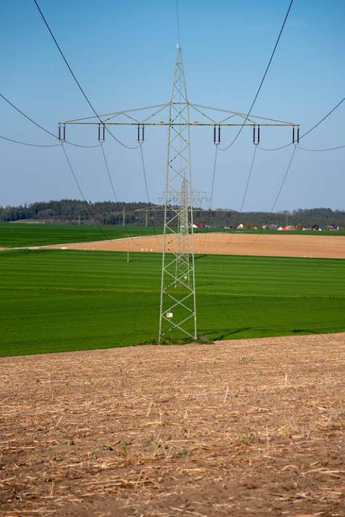 Energy Electricity Line Current High Voltage