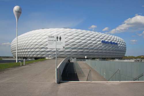 Football Stadium Arena Allianz Arena Modern