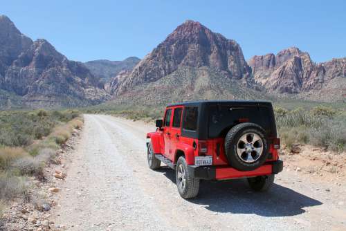 Jeep Wrangler Off-Road Car American Auto Vehicle