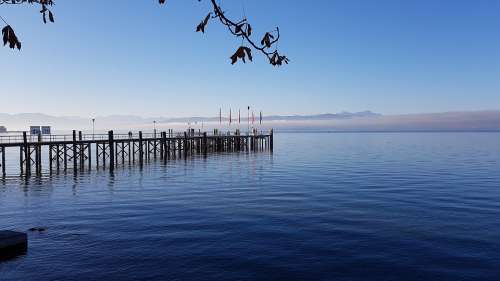 Lake Web Water Nature Sky Mood Waters Jetty